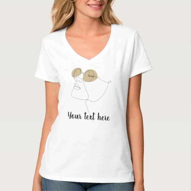 Camiseta Women’s T-Shirt With Custom Text & image (Anverso)