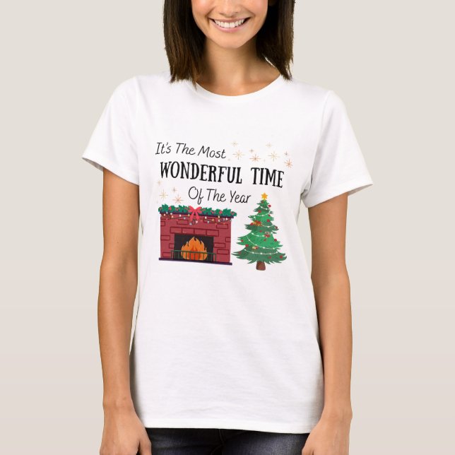 Camiseta Women’s The Most Wonderful Time of The Year Shirt  (Anverso)