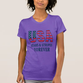 Camiseta Women’s USA Patriotic T-Shirt – Gift for Her