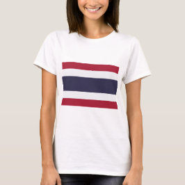 Camiseta Women T Shirt with Flag of Thailand
