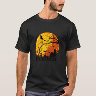Camiseta Women Village Witch Halloween Calabaza Fantasma