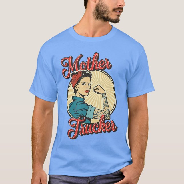 Camiseta Womenruck Driver Motherrucker boy (Anverso)