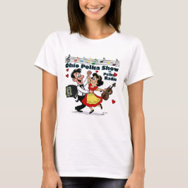 Camiseta Womens 0-H-I-0 Polkas T-Shirt