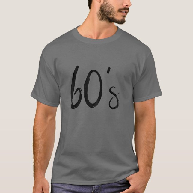 Camiseta Womens 60S Theme Party Outfit, 60S Flower Power, R (Anverso)