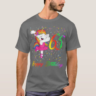 Camiseta Womens 65 Years Old Birthday, Happy Birthday, Ball