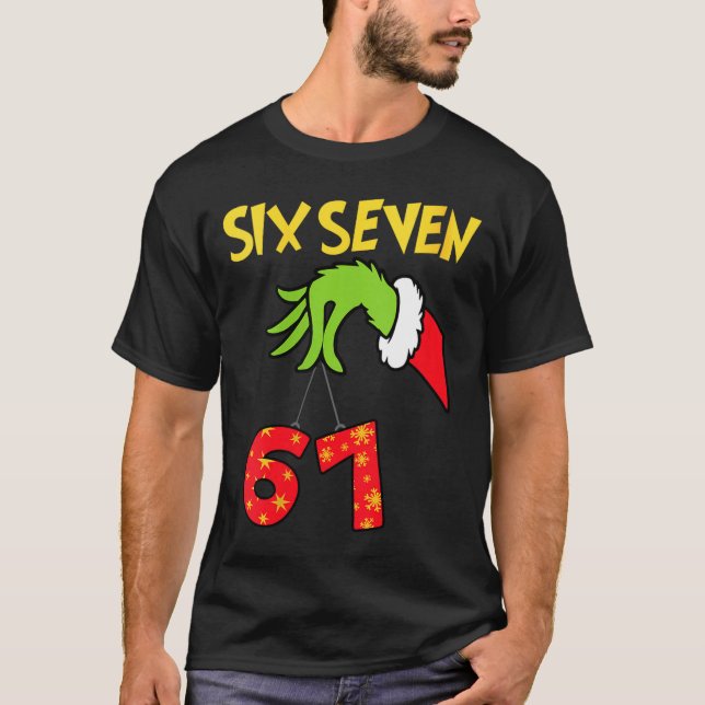 Camiseta Womens 6 7 Six Seven Gen Z Alpha Meme Slang Holida (Anverso)