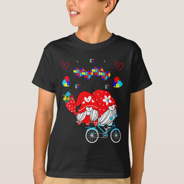 Camiseta Womens Accept Understand Love Autism Awareness Gno (Anverso)