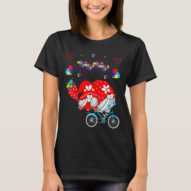 Camiseta Womens Accept Understand Love Autism Awareness Gno (Anverso)