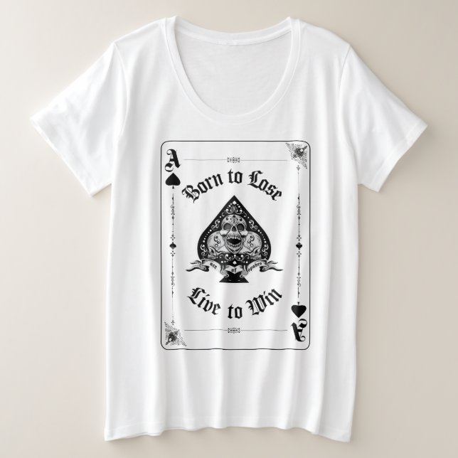 Camiseta Women's Ace of Spades (Anverso del diseño)