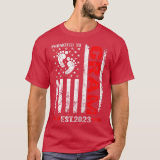 Camiseta Womens American Flag Promoted To Gram 2023 Mothers