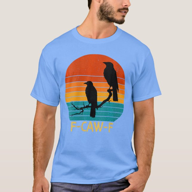 Camiseta Womens awF Black Bird Crow Funny Bird Cawing Grung (Anverso)