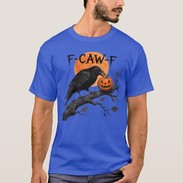 Camiseta Womens awF Crow Bird Raven Gothic Cawing Grunge Sc (Anverso)