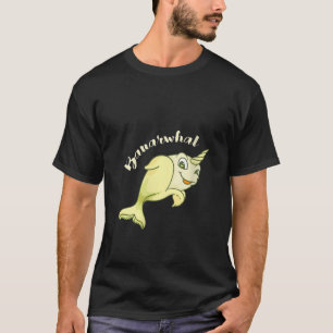 Camiseta Womens Banarwhal   Guay Awesome Orca Banana Lover