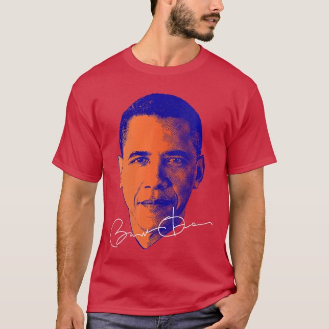Camiseta Womens Barack Obama T Shirt Honoring the 44th US V (Anverso)