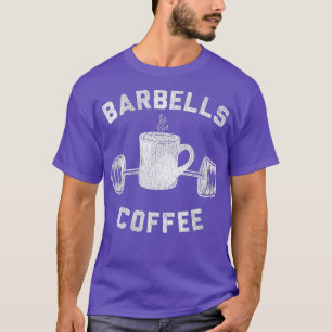 Camiseta Womens Barbells Café Desayuno y Pesas VNec