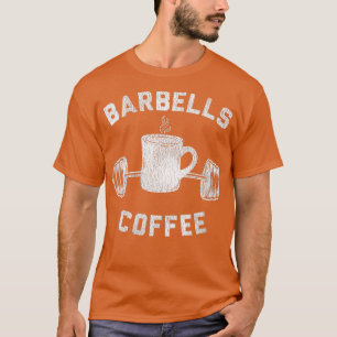 Camiseta Womens Barbells Café Desayuno y Pesas VNec