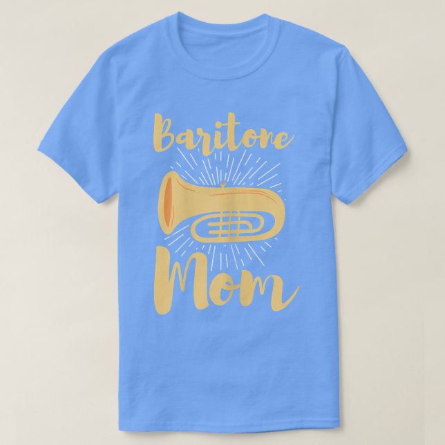 Camiseta Womens BaritoneFunny Baritone Mom Band Mother Bari (Diseño del anverso)
