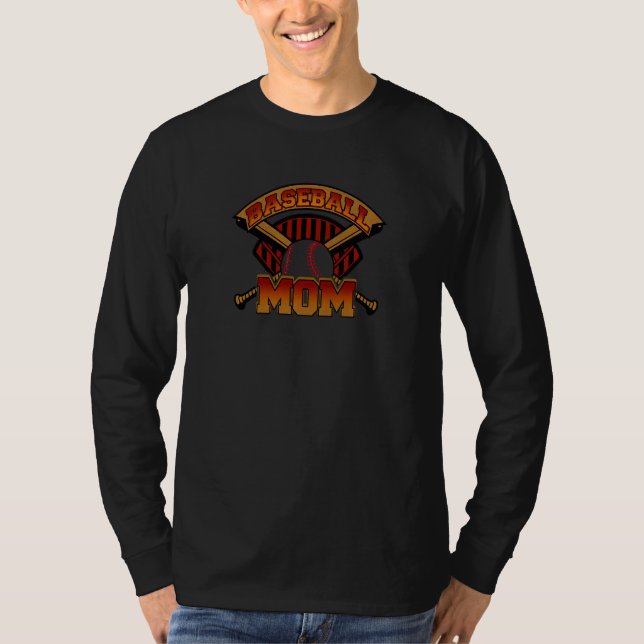Camiseta Womens Baseball Mom   (Anverso)