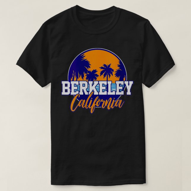 Camiseta Womens Berkeley California VNeck (Diseño del anverso)