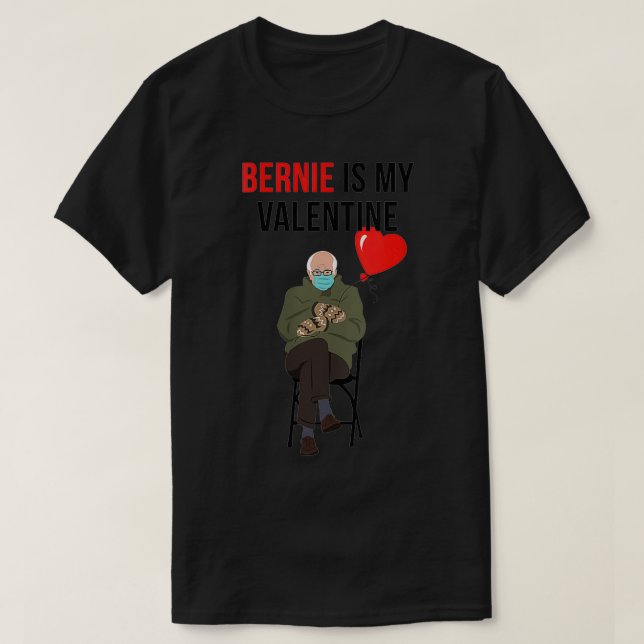 Camiseta Womens Bernie is my Valentine Funny Bernie Sanders (Diseño del anverso)