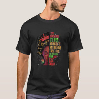Camiseta Womens Black History Month Afro Melanin Queen Afri