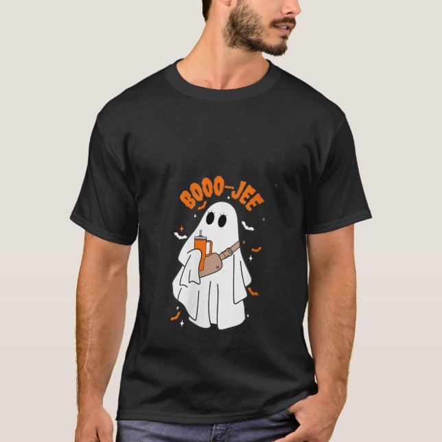 Camiseta Womens Boojee boo jee ghost funny cup tumbler Hall (Anverso)