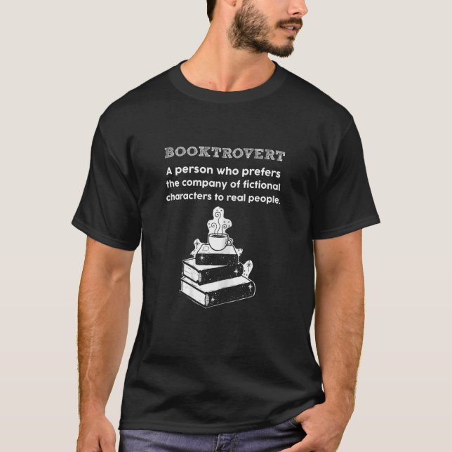 Camiseta Womens Book Trovert Definition Reading Book (Anverso)
