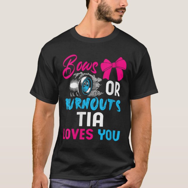 Camiseta Womens Bows Or Burnouts Tia Can't Wait To Know 202 (Anverso)