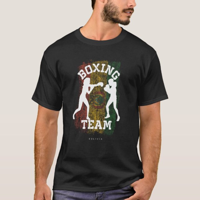 Camiseta Womens Boxing Bolivia Combat Sports Fighter Boxing (Anverso)