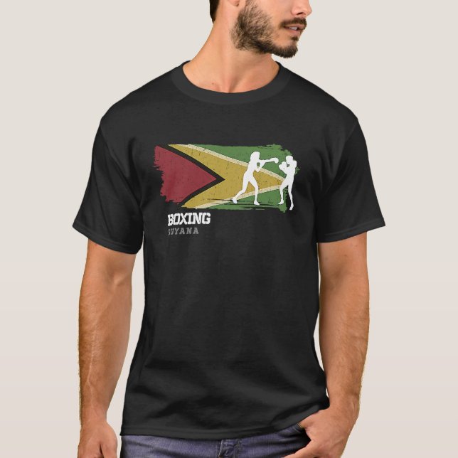 Camiseta Womens Boxing Guyana Combat Sports Fighter Boxing  (Anverso)