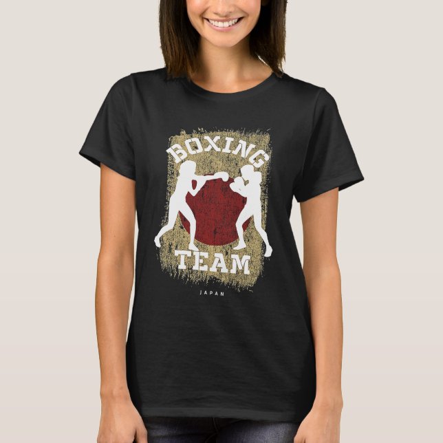 Camiseta Womens Boxing Japan Combat Sports Fighter Boxing (Anverso)