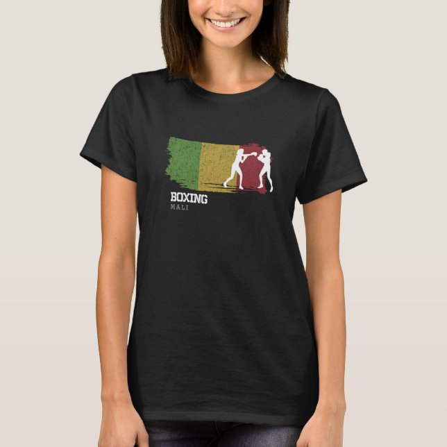 Camiseta Womens Boxing Mali Combat Sports Fighter Boxing  1 (Anverso)