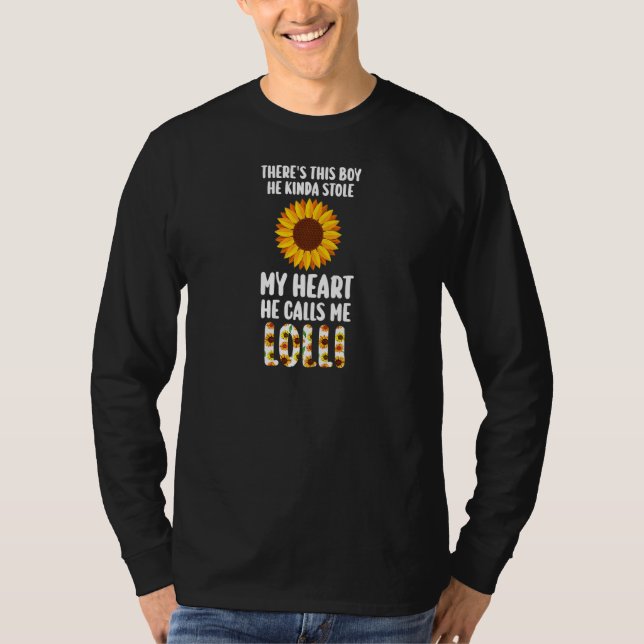 Camiseta Womens boy he kinda stole my heart he calls me lol (Anverso)