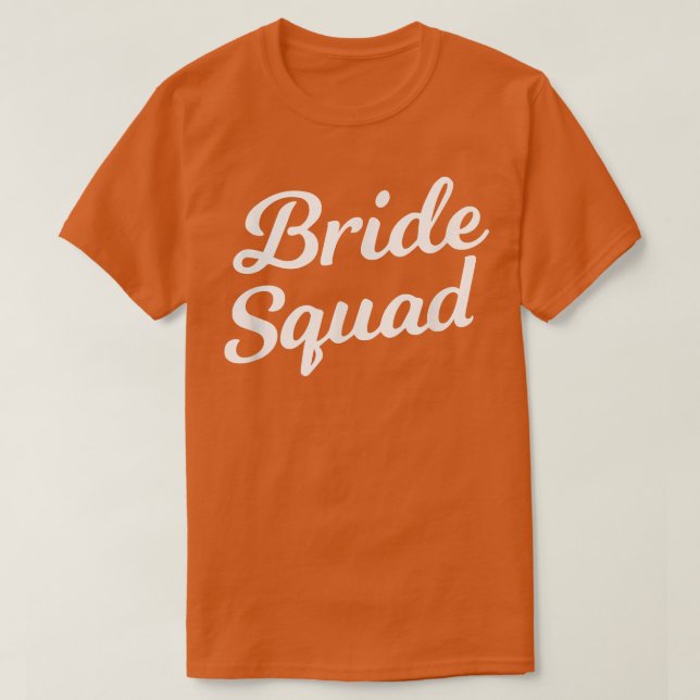 Camiseta Women's Bride Squad Bachelorette, Bridal Shower T  (Diseño del anverso)
