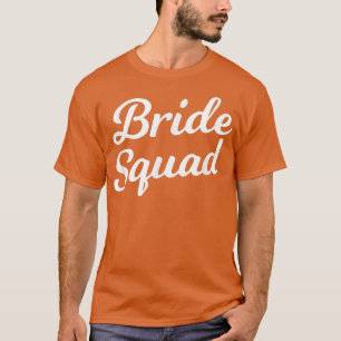 Camiseta Women's Bride Squad Bachelorette, Bridal Shower T 