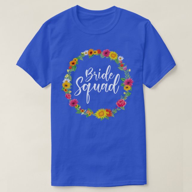 Camiseta Womens Bride Squad Bachelorette Party  (Diseño del anverso)