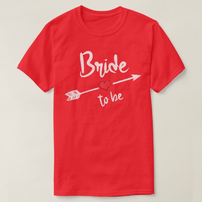Camiseta Womens Bride to be Bride JGA Wedding  (Diseño del anverso)
