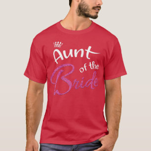 Camiseta Womens Bride's Auntie Bridal Bachelorette Party Au