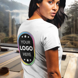 Camiseta Women's Business Logo T-Shirt - Large Back Print
