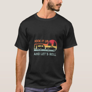 Camiseta Womens Caravan Rv Travel Funny Camper Hook It Up A
