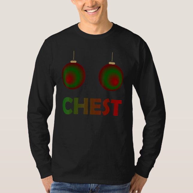Camiseta Womens Chest Nuts Chestnuts Christmas Matching Cou (Anverso)