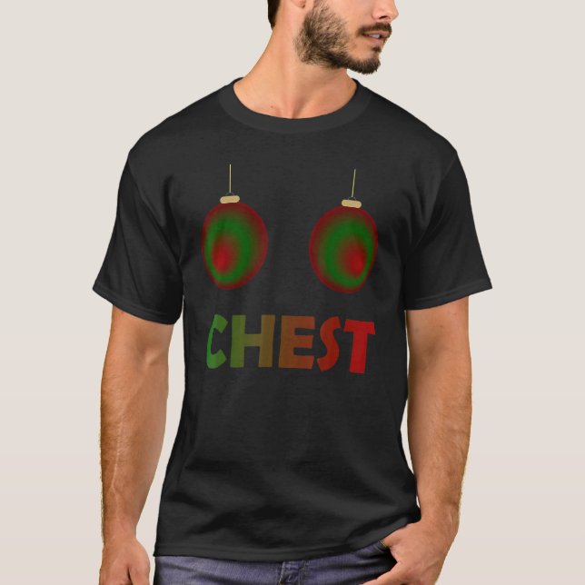 Camiseta Womens Chest Nuts Chestnuts Christmas Matching Cou (Anverso)