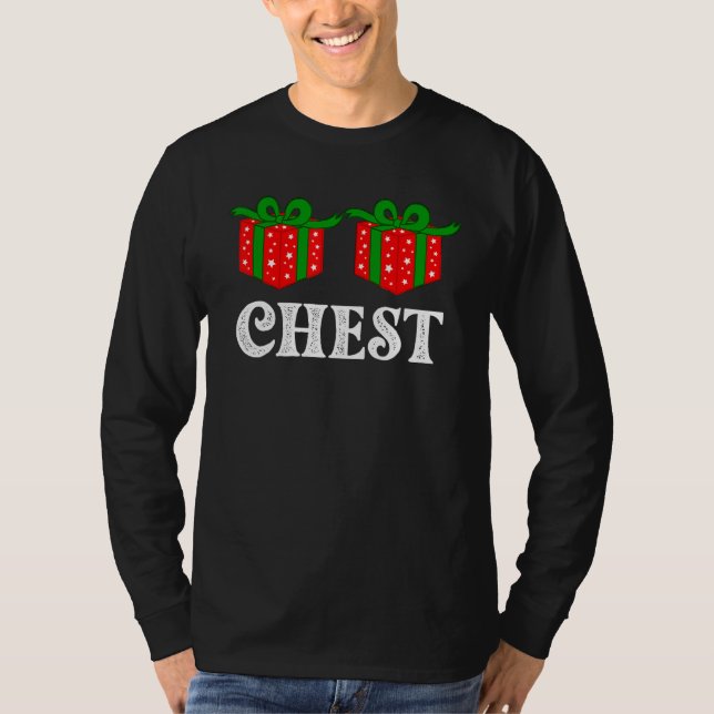 Camiseta Womens Chest Nuts Matching Chestnuts Christmas Cou (Anverso)