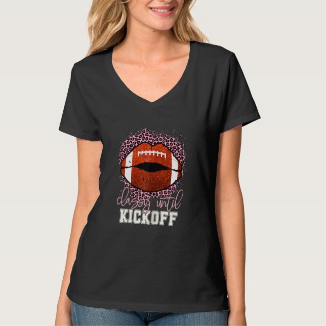 Camiseta Womens Classy Until Kickoff American Football Wome (Anverso)