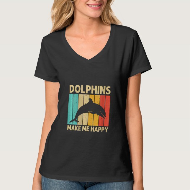 Camiseta Womens Cool Dolphin For Men Women Dolphins Beluga  (Anverso)