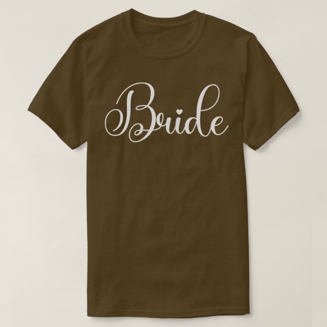 Camiseta Womens Cute Bride Bachelorette Party, Bride  (Diseño del anverso)
