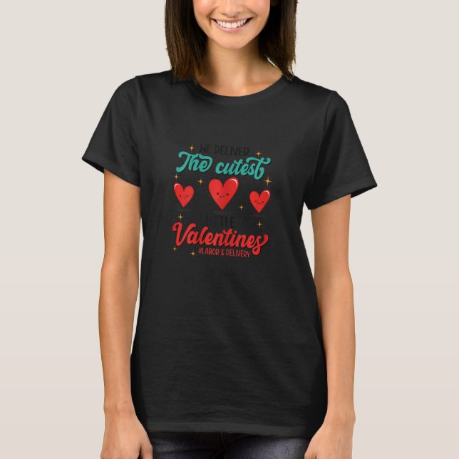 Camiseta Womens Cute OB Nurse Valentines Day Valentine ER I (Anverso)