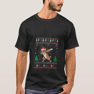 Camiseta Womens Dabbing Field Spaniel Dog Santa Hat Boys Gi