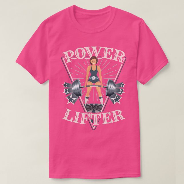 Camiseta Womens Deadlift   Powerlifting s  Power Lifter  (Diseño del anverso)