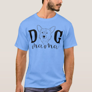 Camiseta Womens Dog Mom Corgi Mama1661